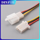 2.8mm car connector with wire motorcycle wiring harness plug male and female docking 2P3P4P6P9P male and female docking 2.8mm 150mm female head 3p