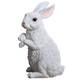 Chaosihui Outdoor Simulated Rabbit Animal Ornaments Lawn Garden Landscape Sculptures Villa Garden Courtyard Decorations Large Pair 32513-5+6