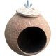 Coconut shell bird's nest, tiger skin, peony, pearl, cockatiel, coconut shell nest, grass nest, bird's nest utensils, ladder, extra large polished coconut shell nest