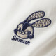 INMAN pure cotton comfortable and fun embroidered white T-shirt for women 2026 spring new loose comfortable casual versatile top off-white-rabbit-K18518440H1 L