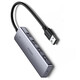 绿联（UGREEN）USB转USB3.0分线器深空灰2米 15919
