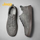 Jeep men's shoes spring and autumn all-match casual shoes cowhide sneakers outdoor sports work shoes black small leather shoes
