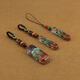 Mrs. win retro creative colorful stone pendant car key chain pendant gravel small pendant mobile phone chain simple fashion pendant 953-1# gravel nothing brand No. 1 key chain A16-110