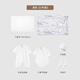 YEEHOO shopping mall same style baby clothes combed organic cotton newborn gift box full moon gift 100 days gift for male and female babies original color 5-piece set 66cm
