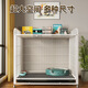 Dog cage small dog indoor kennel medium and large dog Corgi pet storage dog cage fence Corgi fur white storage dog - 125*95*125 height inside the cage