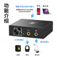 Ayin external sound card and ear amp integrated computer notebook hifi playback type-c to 3.5 headphone sound amplifier subwoofer amplifier speaker black DA550 official standard configuration