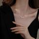 Yijin S925 sterling silver necklace for women 2025 new freshwater pearl necklace high-end design niche light luxury clavicle pendant exquisite gift box freshwater pearl necklace