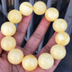 Shimao Wanjun Collection Grade Natural White Beeswax Buddha Beads Bracelet Baltic Russian Material White Wax Porcelain White Full Flesh Full Full Wax Rich