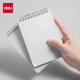 Deli (deli) A6/80 simple small pocket coil notebook to carry with you flip-up spiral notepad to take notes on words and blank 4 notebooks LPA680