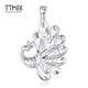 TTMIX women's pt950 platinum pendant peacock open screen pendant temperament platinum necklace 6.9-7.1g