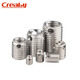 Creaby307/308 stainless steel self-tapping screw sleeve/thread protective sleeve three-hole braces M3*5*4 2 pieces-307 type