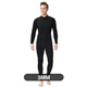 BLUE DIVE cross-border 3mm one-piece wetsuit water rescue warm snorkeling coach paddleboard surfing cold-proof jellyfish wetsuit 3mm black 2XL