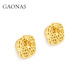 Gaonas Gao Nast 925 Silberimitation Perlenohrringe, falsch gefärbte Gold, edle 14mm goldene Perlenohrringe 11151ego