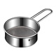 Shuyu Japanese 304 stainless steel powdered sugar sieve flour sieve sieve duster household filter cocoa powder baking 304 mini handheld flour sieve one pack