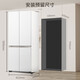 Panasonic's 24-year-old new product Big Seal 2.0 ultra-thin zero-embedded 510-liter large capacity first-class energy efficiency automatic ice making cross-door built-in refrigerator NR-ED51CMA-W NR-ED51CMA-W 510L condensed white