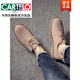CARTELO men's shoes autumn suede leather Martin boots men's low-top British genuine leather soft sole business casual frosted anti-suede leather shoes for men black tendon color sole 9006 42