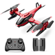 4DRC 遥控航拍非大疆无人机四轴飞行直升飞机男孩儿童玩具元旦节礼物 智能定高(无航拍)红 双电池【30天玩坏换新+运费险】