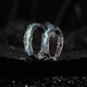 Fanci (Fanci) Light Year Realm Luminous Ring Couple Ring Pair of Silver Luminous Birthday Confession Gift for Boyfriend and Girlfriend 925 Silver Women's Style