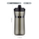 LOCK&LOCK Large Capacity Water Bottle Sports Straw Water Cup Fitness Portable Cold Water Bottle 2L Black ABF795BLK