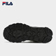 FILA women's mid-cut plus velvet dad shoes casual shoes winter warm thick-soled sneakers turtledove yellow/black-TB 37.5