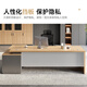 ZHONGWEI boss desk modern minimalist office desk executive desk manager supervisor workbench 1.6 meters including cabinet