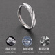BJYL pure S999 pure silver self-discipline ring men's light luxury tail ring niche vegetarian ring index ring male birthday gift for boyfriend pure silver self-discipline ring electroplating thickening