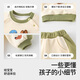 贝肽斯女童卫衣套装春新款婴儿衣服宝宝束脚裤两件套童装 绿色 【母婴A类 透气不闷】 80 cm