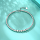 Yuan Shengfu's new PT950 fashionable cat's eye transfer bead platinum bracelet, genuine platinum bracelet with adjustable opening, 8.48g/thickness, about 4.2mm