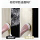 Future style door curtain, air conditioning partition curtain, windproof and air-conditioning 2024 new high-end bedroom punch-free balcony windproof insulation cloth, velvet cream, suitable for 75-100cm door width, curtain height 2 meters