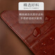 Ju Xiaozhi is suitable for oppoA3X mobile phone case flip leather case PKD130 wallet card case full-package anti-fall soft inner shell magnetic buckle protective cover for men and women oppo A3X 5G domestic version [brown]