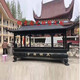 Xiao Xiaobuluo retro temple pure copper incense burner rectangular large outdoor eight-dragon column pig iron incense burner for fairy temples to use for incense, custom-made gold in various sizes