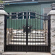 Jin Fushun customized rural iron gate outdoor courtyard wall fence entrance double door garden courtyard door community simple iron gate regular style one (square meter)