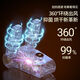Xiaomi rice crispy shoe dryer, household shoe dryer, deodorizing and sterilizing device, fully automatic quick-drying and roasting shoe warmer, rose salt box, purple light sterilization model, universal 2-meter extension cord