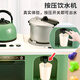 EagleStone儿童厨房玩具3-6岁做饭玩具过家家小厨房2岁女孩玩具煮饭仿真大号 4合1仿真厨房 声光喷雾61件套绿 六一儿童节礼物生日男女孩1到3岁