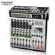 Depu Sheng TX-8 8-way group mixer, professional stage conference, wedding performance, family KTV singing, 99 digital reverb effects, USB computer internal recording, live broadcast, Bluetooth 192k 8-way mixer