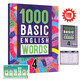进口原版新版1000 Basic English Words 4级 常见词英语1000词 KET核心词汇教材 小学英语单词大全教辅书图解辞词典 小学礼物 小学教辅