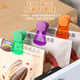 Manami 6-pack magnetic refrigerator sealing clips color sealing fresh-keeping clips household snacks moisture-proof clips seal message stickers multi-functional sealing clips refrigerator magnet clips magnetic clips 6 random colors