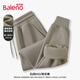Baleno casual pants men's autumn 320G solid gray simple sports trousers heavy trend versatile loose leggings trousers