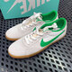 Nike (Nike) Zapatos para hombres 2025 Nuevos zapatos deportivos de verano SB Heritage Vulc Zapatos bajos en los zapatos casuales CD5010-101 Wolf Grey White Green 42.5