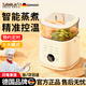Sawang German high-end egg cooker multifunctional 2025 small one-person scheduled appointment automatic power off small breakfast machine steamed egg artifact steaming and cooking all-in-one machine for home use fully automatic double layer automatic power off | nine functions steamer + custard bowl + egg rack German ingenuity million-selling gold medal after-sales service