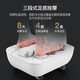 Changhong live model foot bath tub fully automatic foot washing heated foot bath bucket massage foot bath household electric constant temperature Mid-Autumn Festival gift practical for parents and elders men 43CM upgraded model three-stage Tai Chi knob massage + water and electricity separation white practical Mid-Autumn Festival birthday gift for elders, parents, parents
