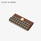 CinvaiKrose Light Luxury Wallet Women's Long Coin Purse Multiple Card Slots Wallet Women's Clutch Birthday Valentine's Day Gift for Girlfriend CK Wallet-Brown Gift for Girlfriend and Wife