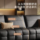 KUKA Smart Home Cloud Series Lawrence Leather Sofa Zero Wall Electric Function Living Room Sofa 6225 Haoyue White Three-Seater 2 Electric 3m