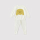 BALIPIG butterfly velvet parent-child outfit for a family of three in autumn and winter, father and son plus velvet suit, mother and daughter home suit, ivory white mom and dad style 175