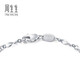 Chow Sang Sang platinum glitter twist bracelet platinum bracelet 54934B price 17 cm