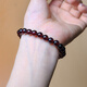 Earthly Jade Crystal Spirit Garnet Bracelet Single Circle New Chinese Style Women's Style Whitening Woman Stone as Birthday Gift for Girlfriend and Best Friend Garnet Bracelet 6mm+