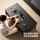 Lin's home living room solid wood color TV cabinet coffee table combination new floor cabinet small apartment UM1L Yueye series