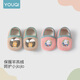 Youqi baby floor socks children's spring, autumn and winter indoor non-slip soft bottom plus velvet toddler anti-cool socks thick shoes and socks 2 pairs
