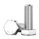 Fengji 201 stainless steel external hexagonal screw bolt extended screw screw M4M5M6M8M10M14M16M18M20mm M10*30-5 pcs
