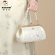 Woodpecker (TUCANO) bag women's shoulder bag Chinese embroidered pillow bag pearl hand-held shoulder crossbody bag practical birthday gift